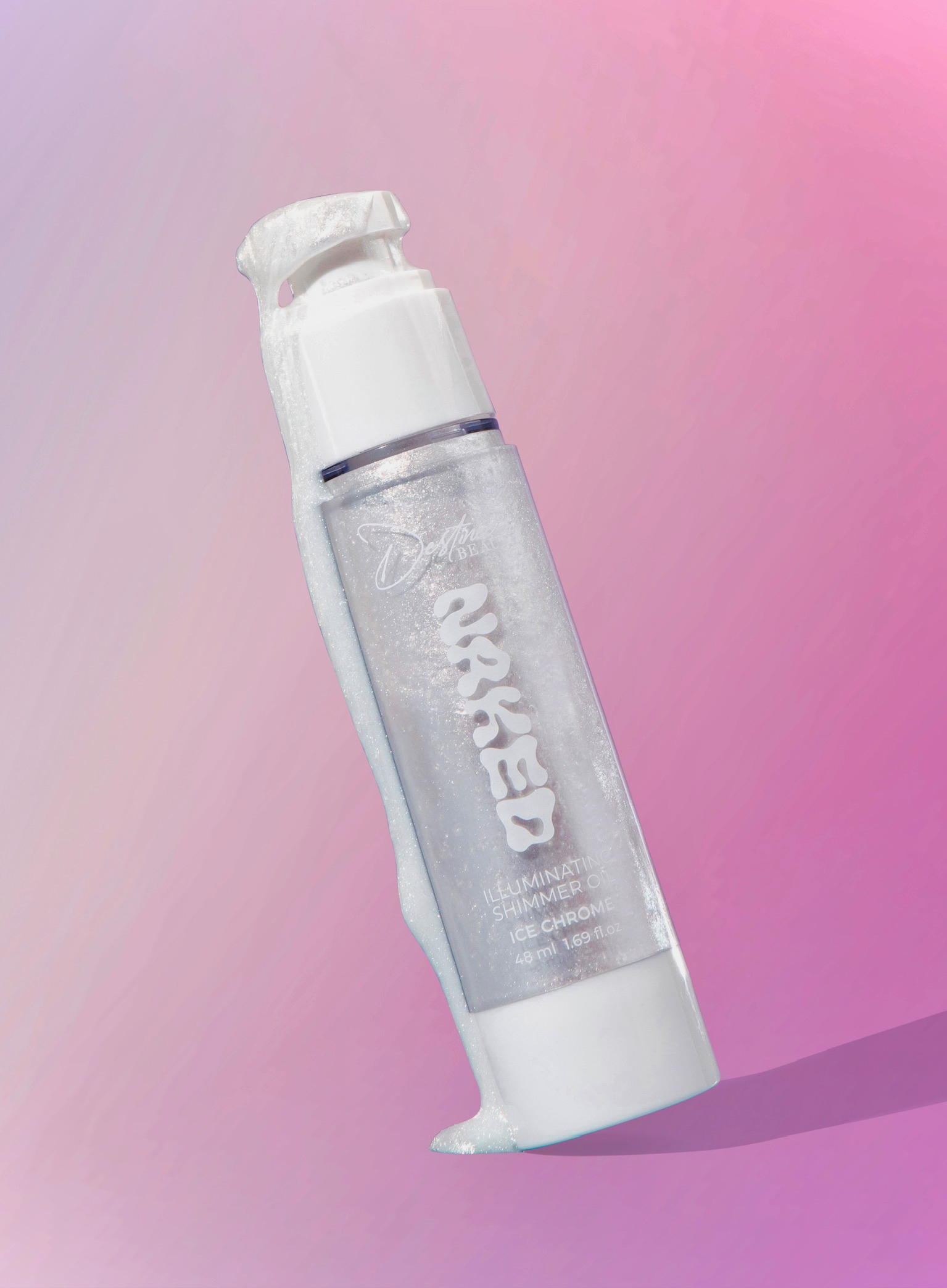 Naked Illuminating Shimmer Oil - Ice Chrome